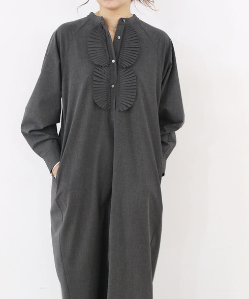 再入荷予約【SOI-MeME】pleats jabot one-piece